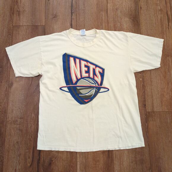 VTG NBA New Jersey Nets Adult XL Shirt Jason Kidd Basketball Retro Old School - Picture 1 of 7